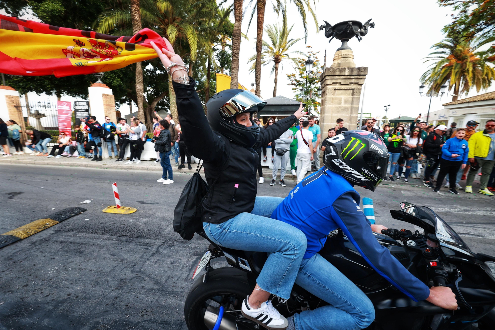 Las imágenes del viernes de Motorada en El Puerto por el Gran Premio de Motociclismo de Jerez 2024