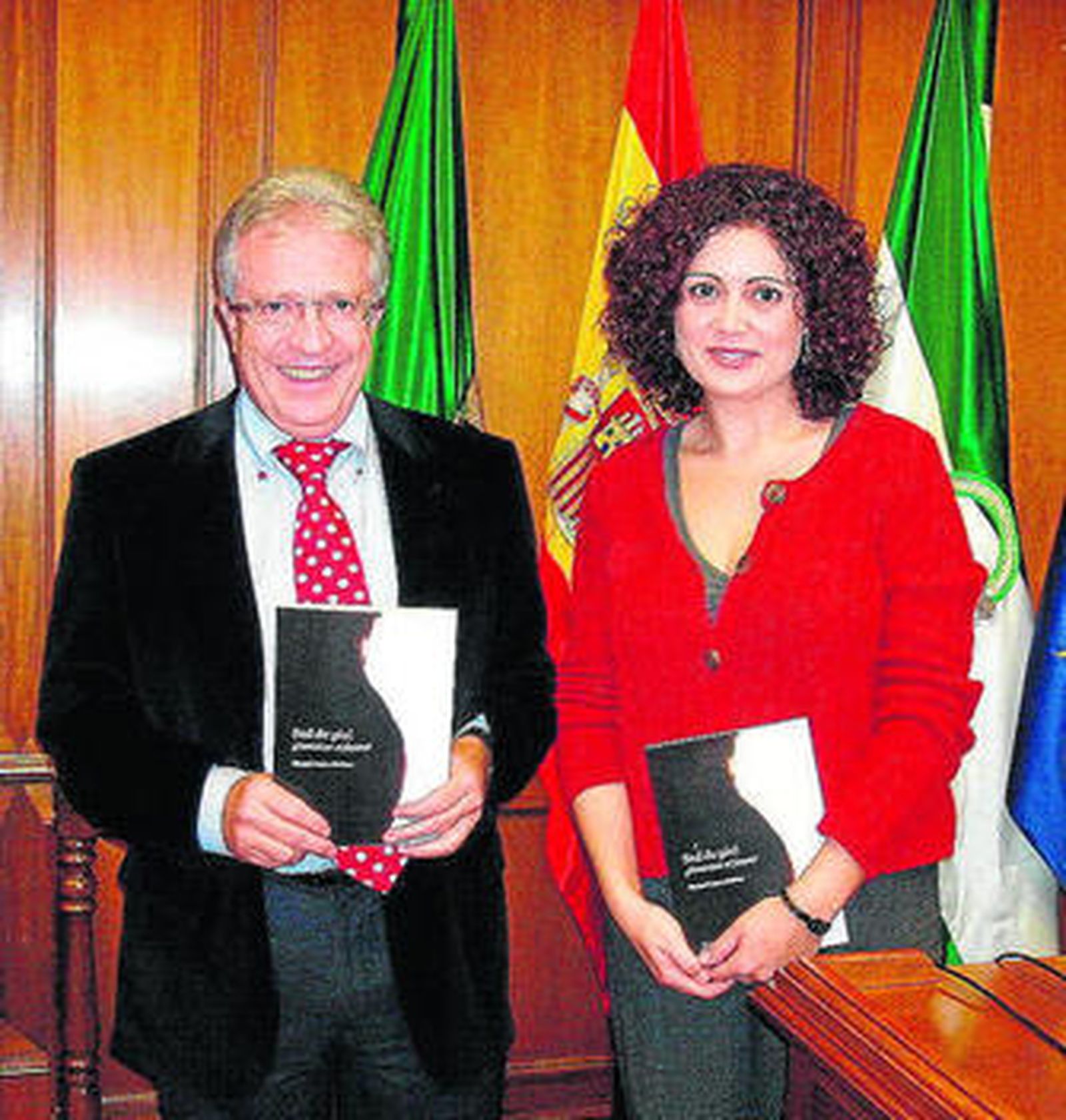 Manuel Lucas con Mónica Fernández del IEA.