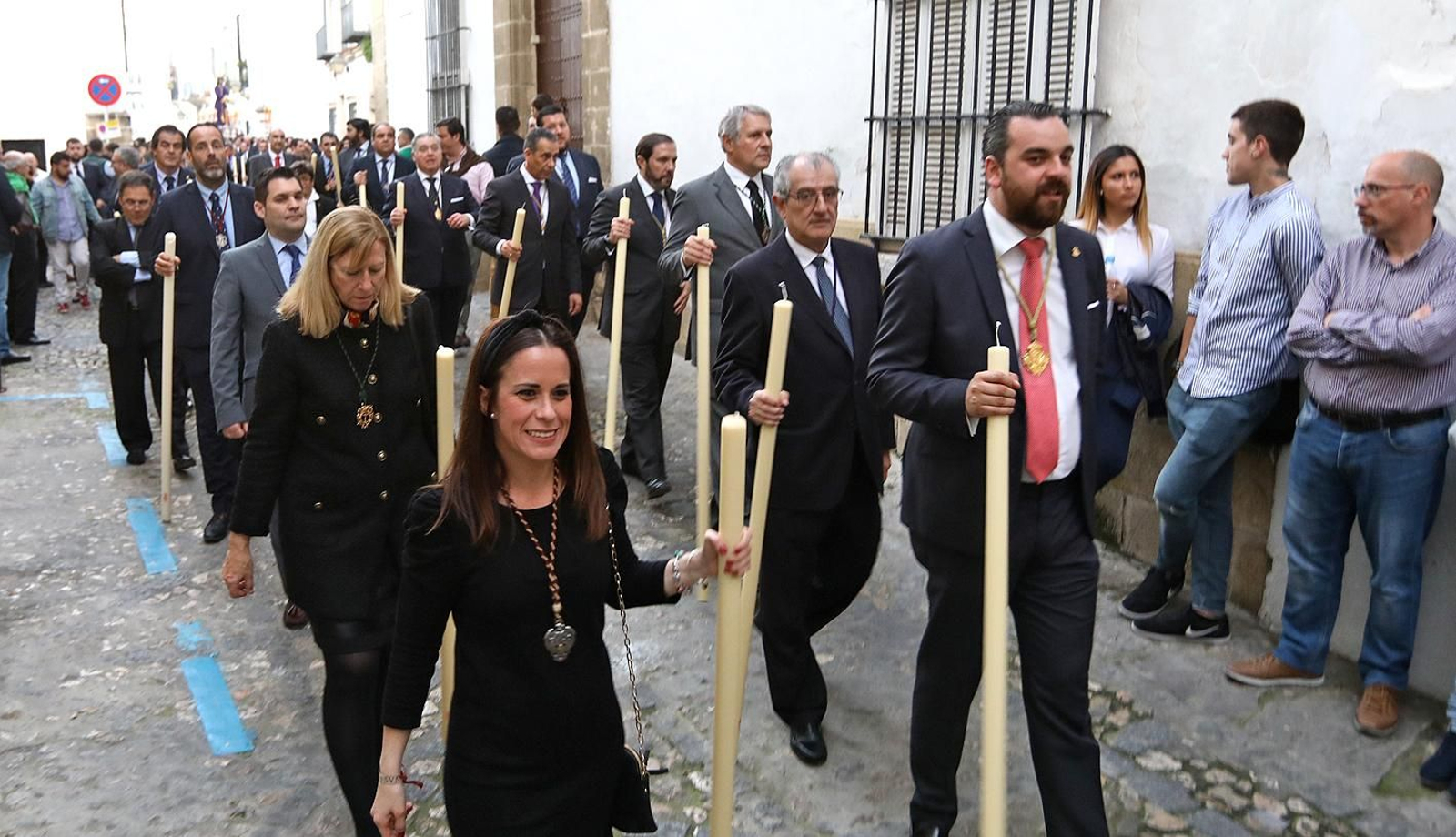 Imágenes del Vía Crucis de la Unión de Hermandades