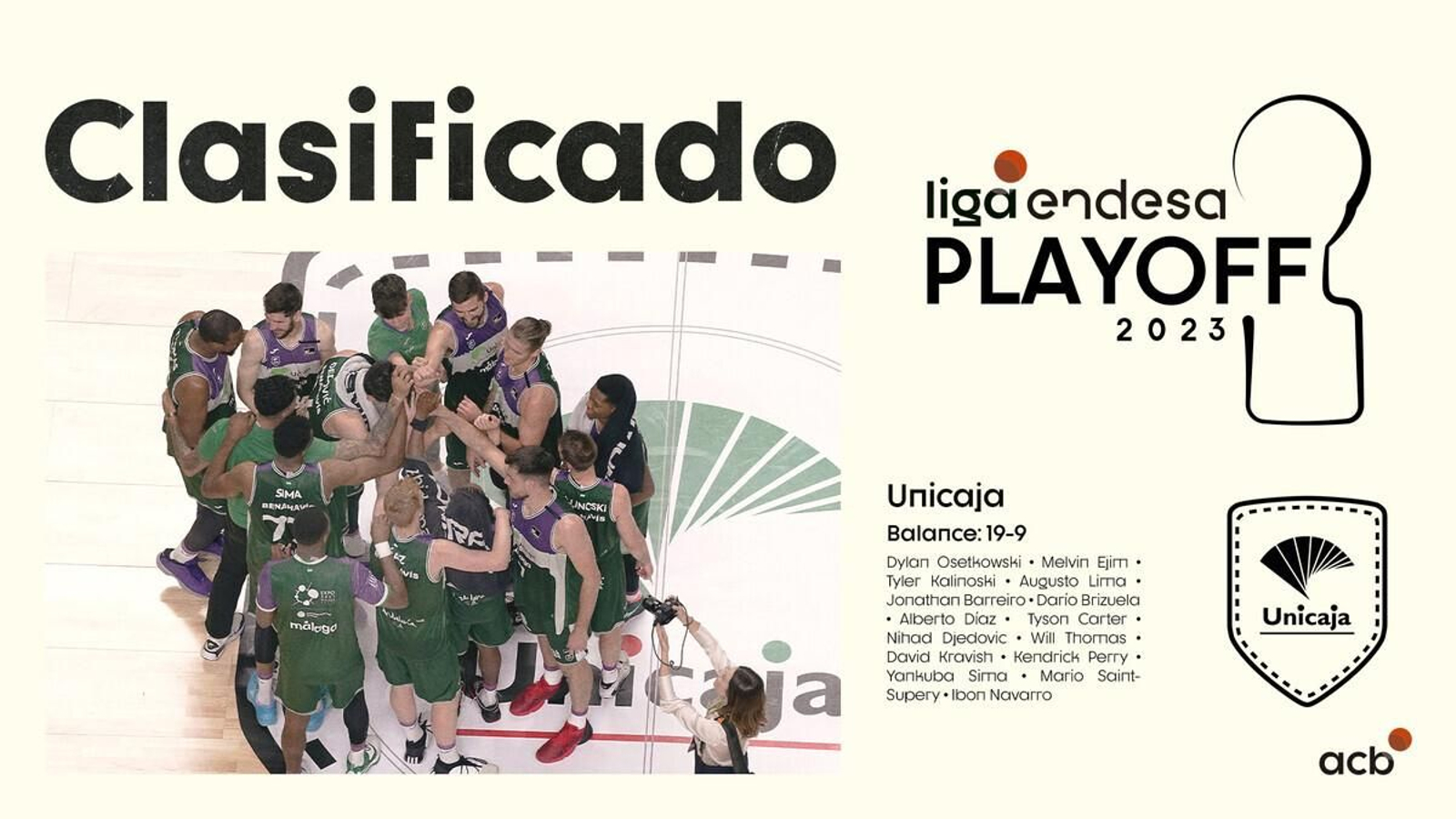 El Unicaja celebra.