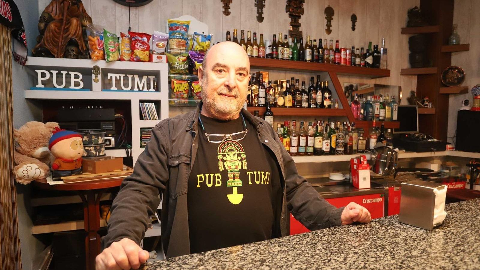 José Luis Serrano, propietario de Pub Tumi José Luis Serrano, propietario de Pub Tumi