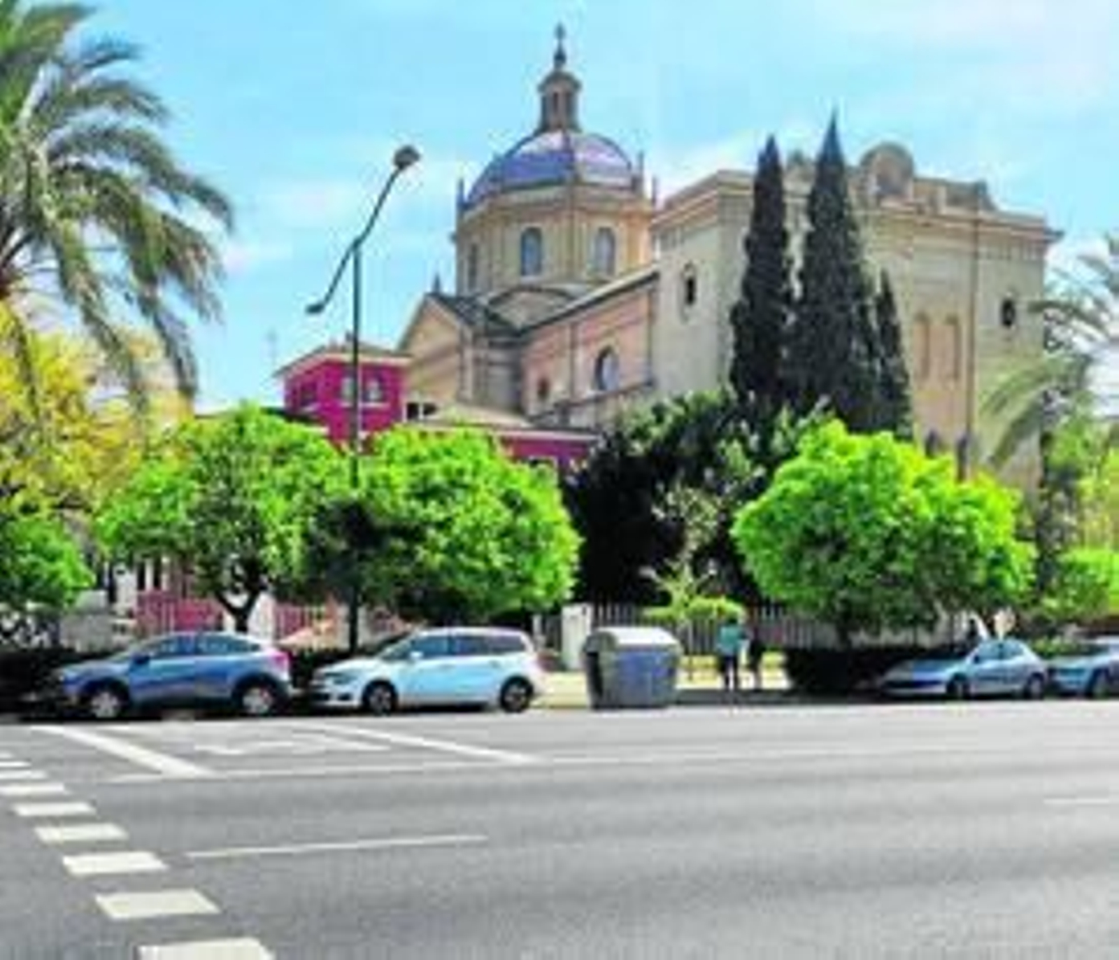 Exterior de la iglesia del Corpus Christi.