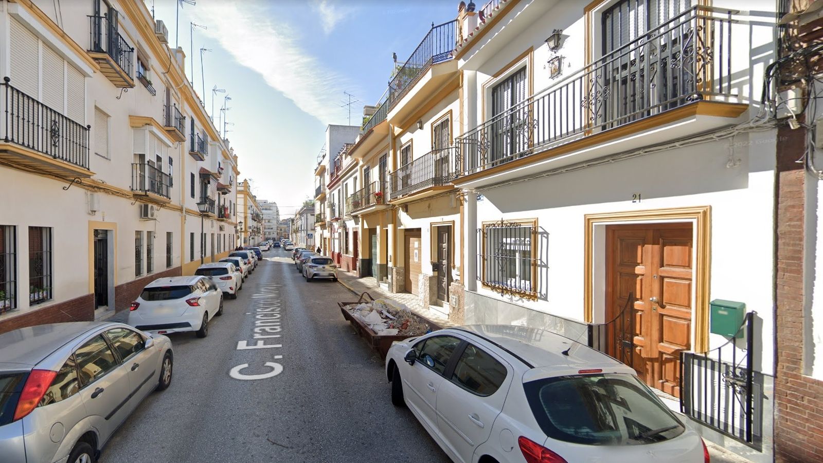 Francisco Moraga es otra de las calles afectadas por la falta de luz