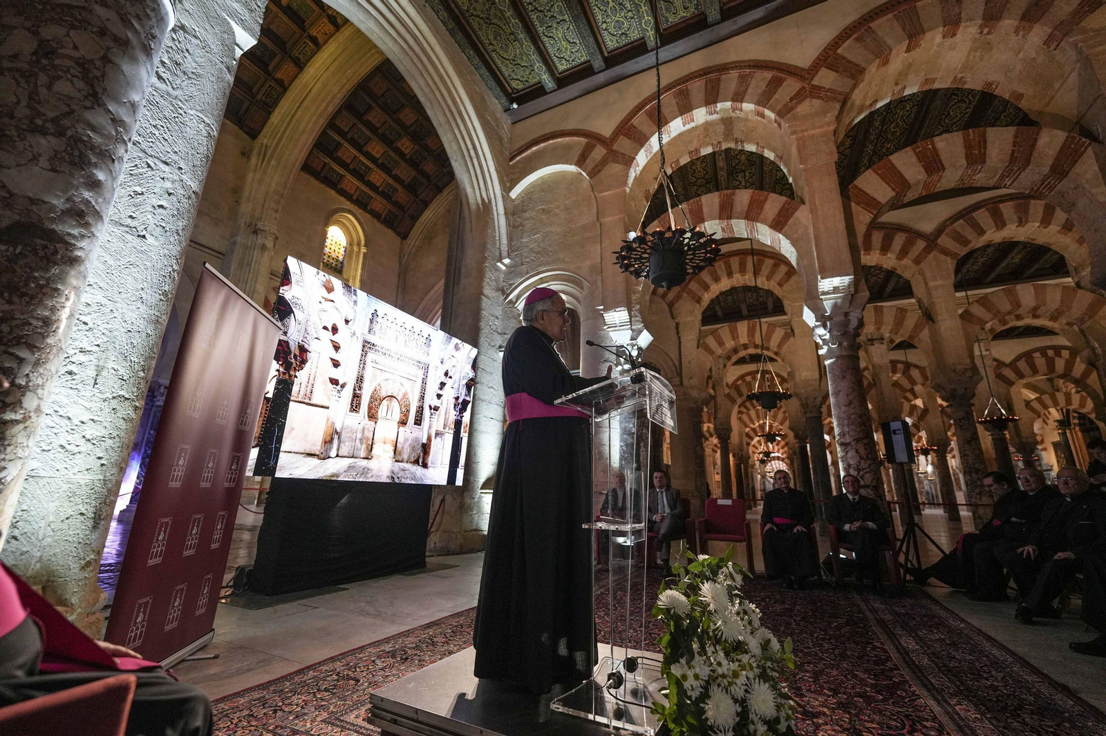 Las fotografías del inicio de las obras de restauración de la Maqsura de la Mezquita-Catedral de Córdoba