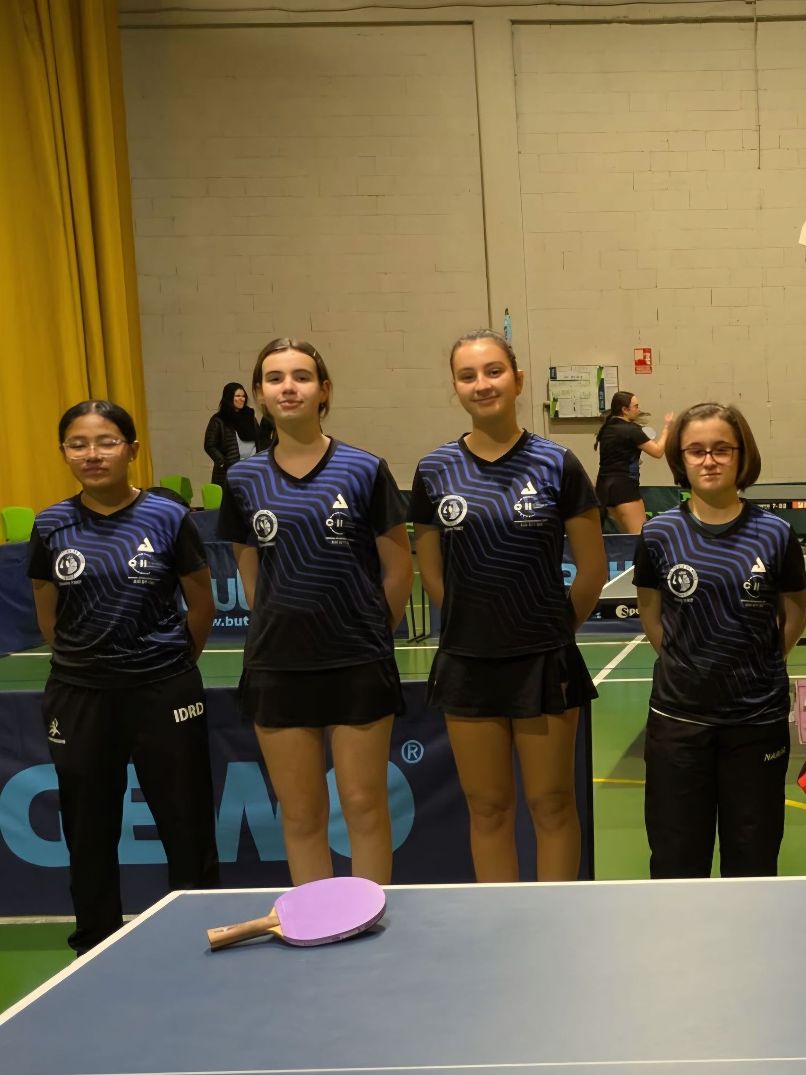 Una imagen del equipo femenino.