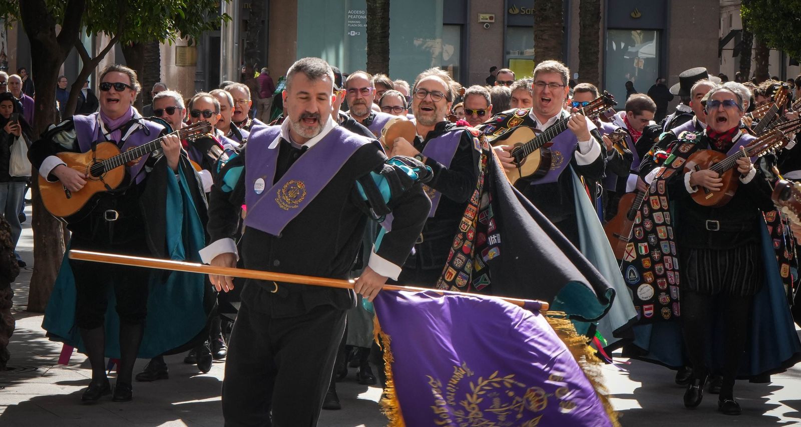 Las Tunas animan el centro de Jerez, en imágenes