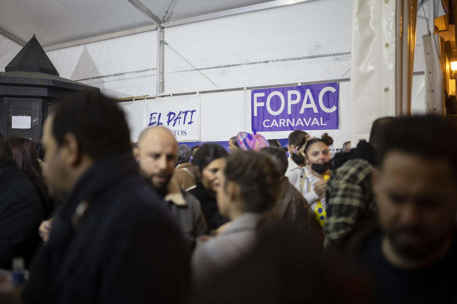 Imágenes del ambiente en el quinto día del concurso de agrupaciones del Carnaval Colombino