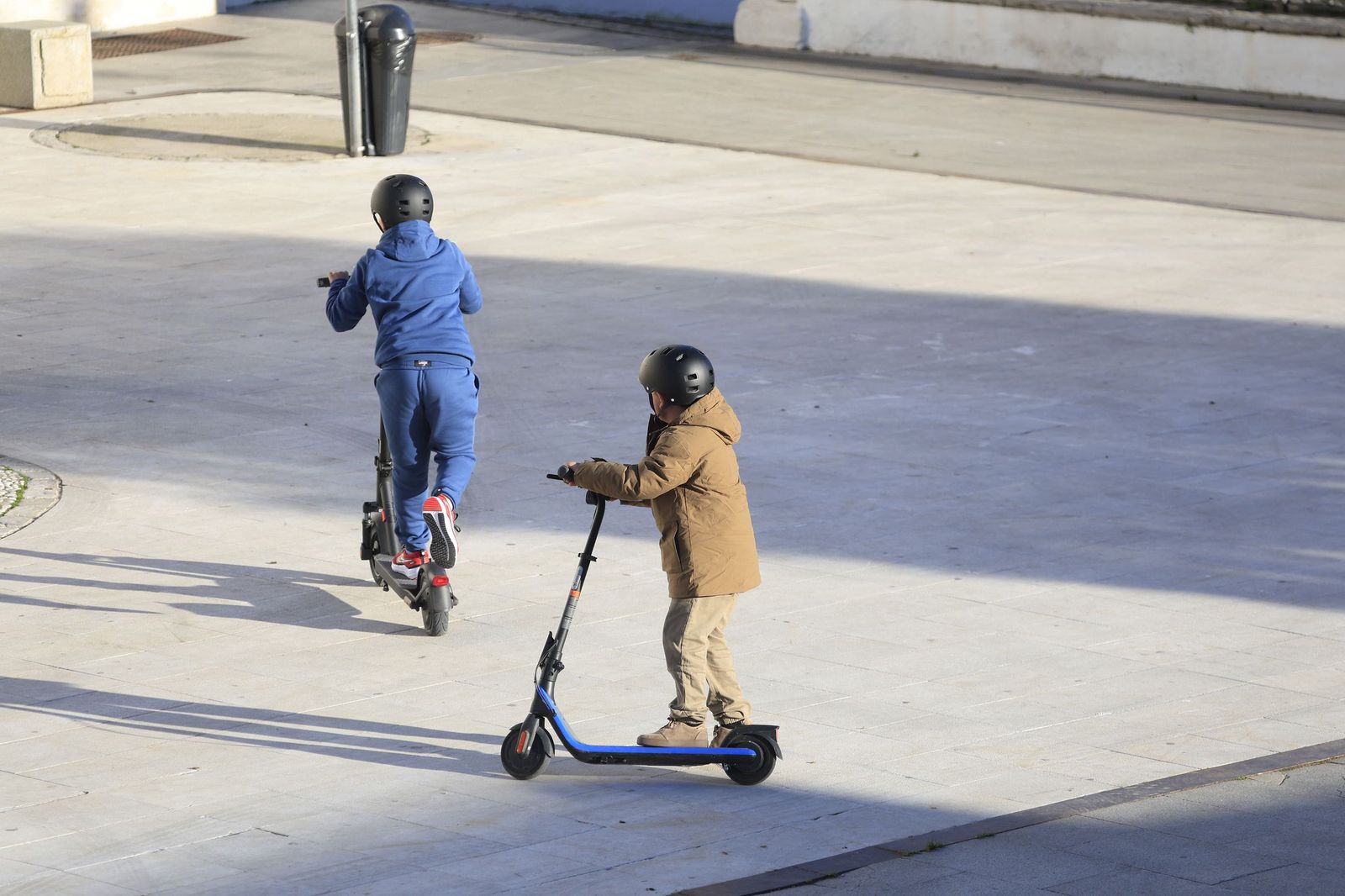 Las fotos de los juegos en la calle y ambiente en el día de Reyes