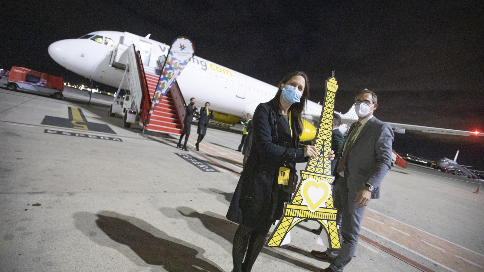 El Aeropuerto recuperó en noviembre el primer vuelo internacional, en ruta con París, desde que estalló la pandemia.