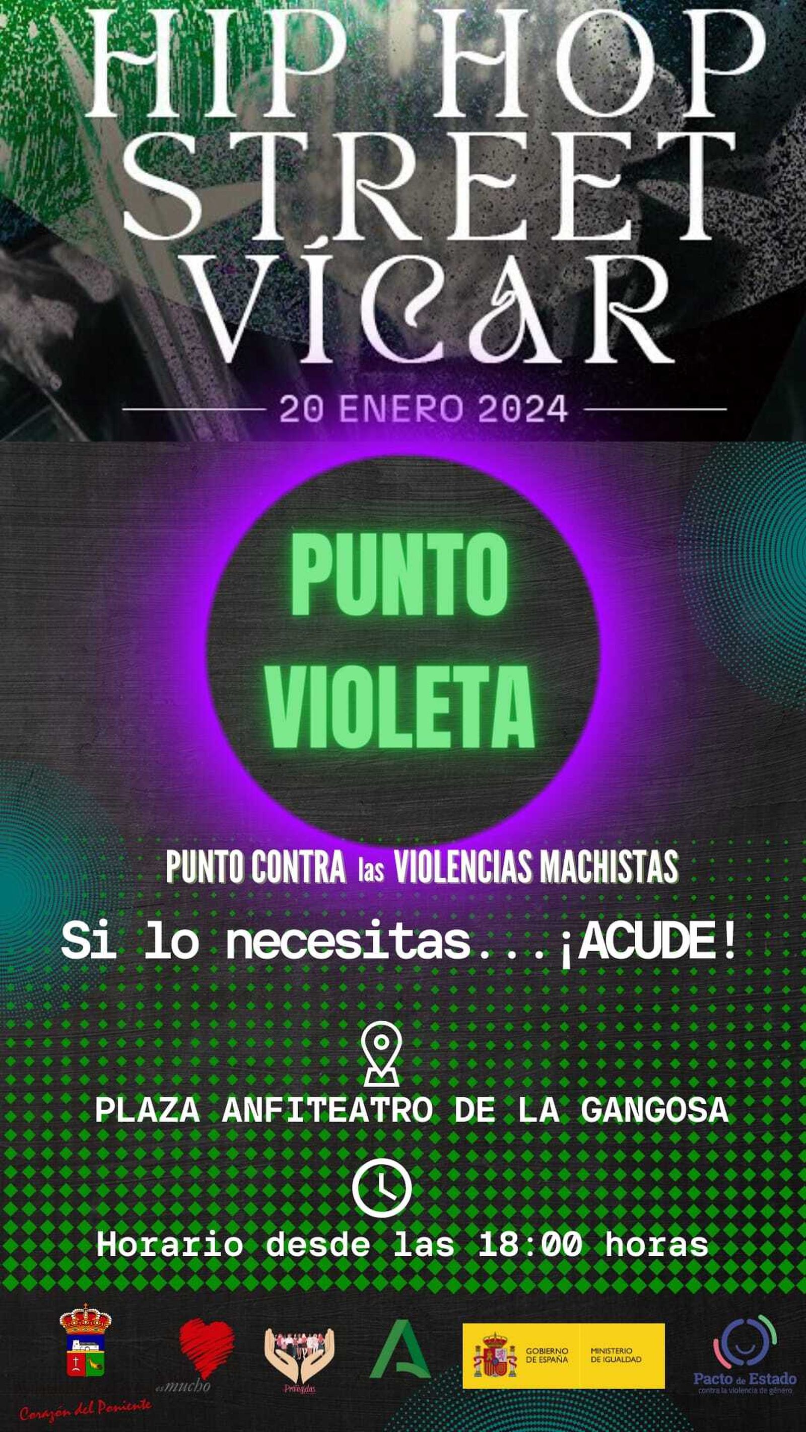 La seguridad del Hip Hop Street de Vícar se refuerza con el ‘Punto Violeta’