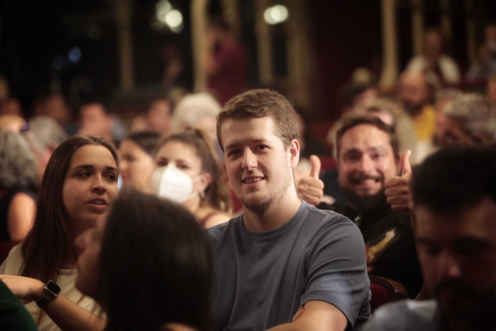 el público asistente a la función