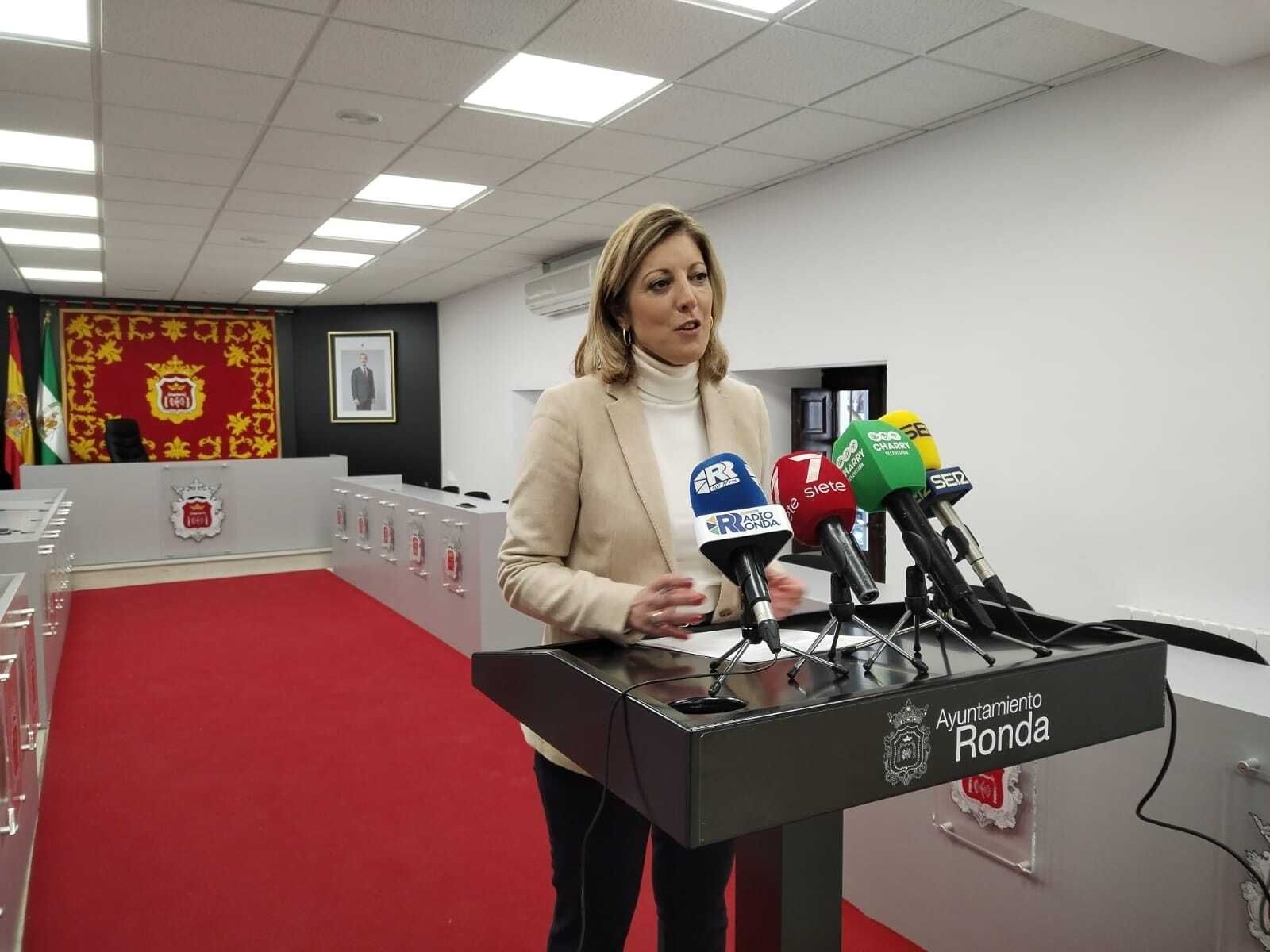 María del Carmen Martínez, delegada municipal de Contratación del Ayuntamiento de Ronda.