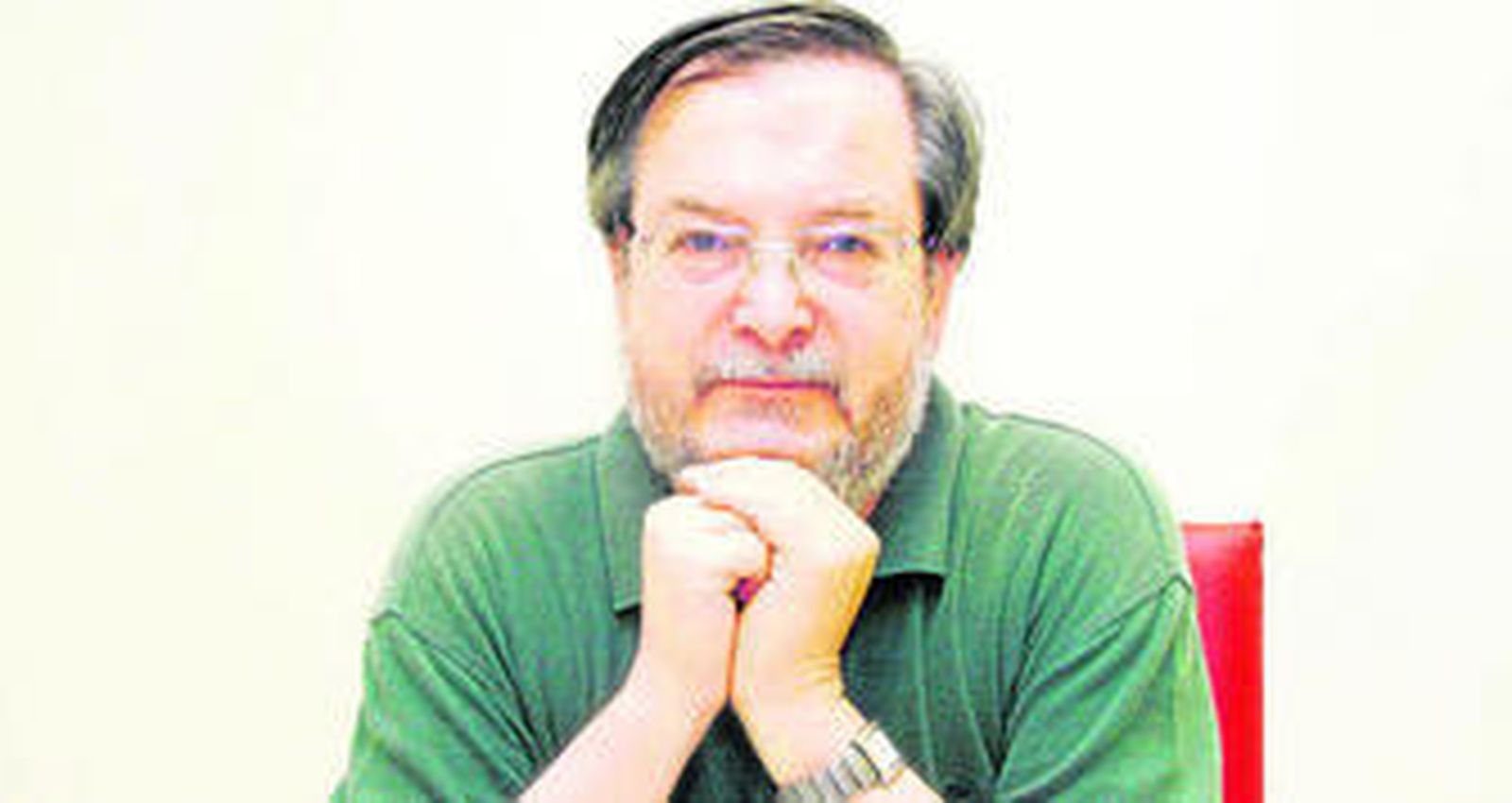 Antonio Sevillano en nuestra redacción de 'Diario de Almería'.