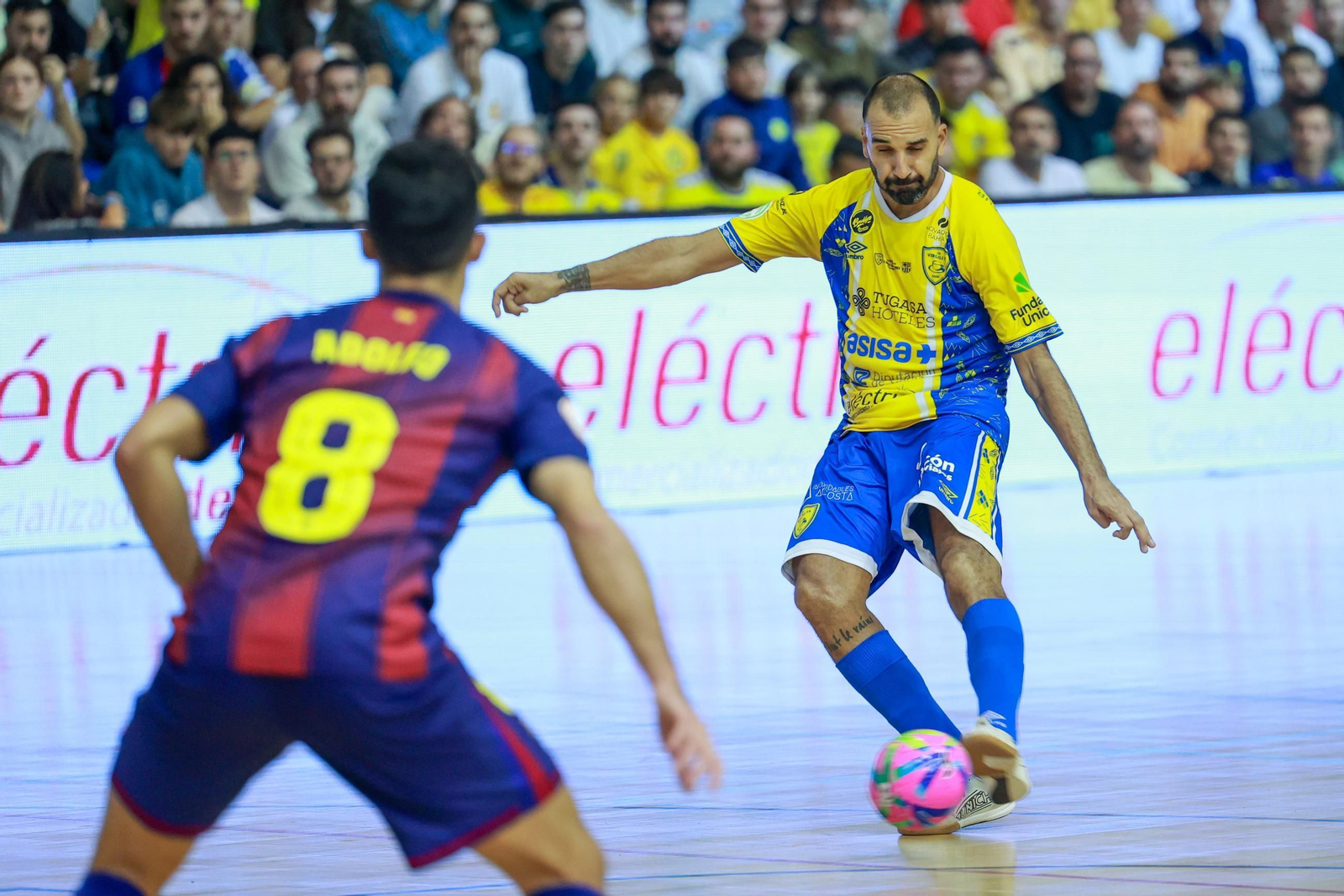 Las imágenes del CD Virgili Cádiz-FC Barcelona de Copa del Rey de fútbol sala