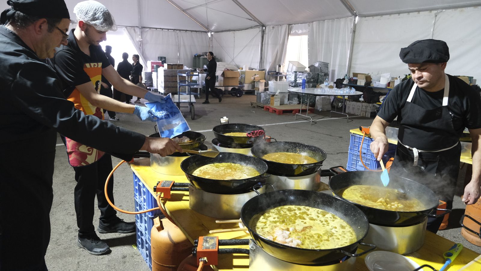 Imágenes de la comida anual de la CUCN, en Níjar