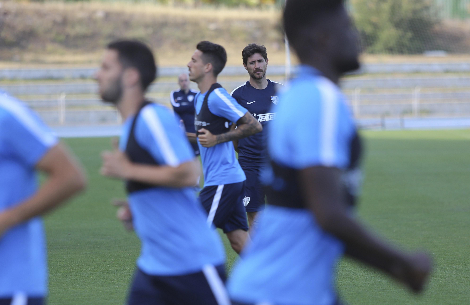 Las imágenes del Málaga CF en la vuelta al trabajo