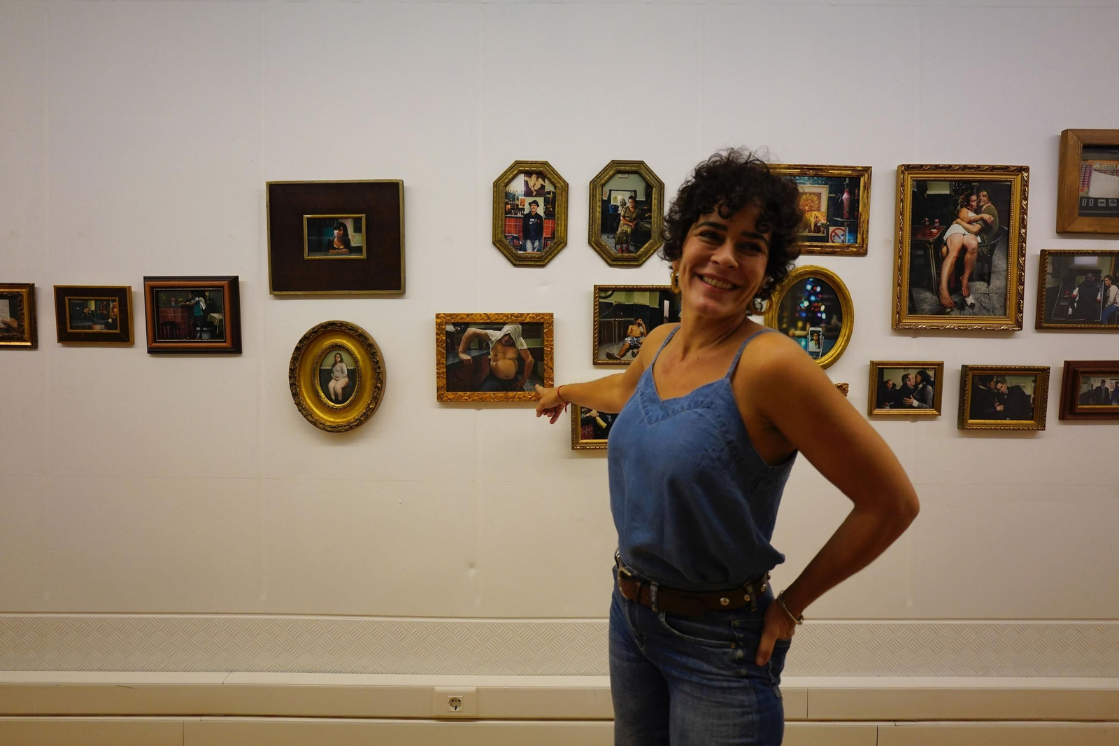 Natalia Leiva, en su exposición 'Miénteme, dime que me quieres'.