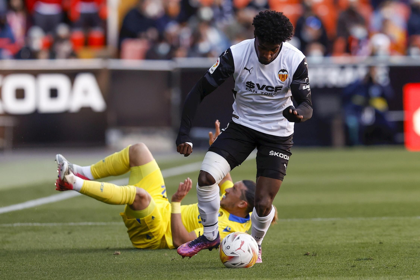 El Valencia-Cádiz, en imágenes