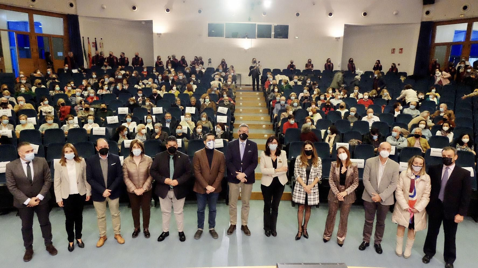 Imágenes de la inauguración del Aula de la Experiencia de la Universidad de Huelva