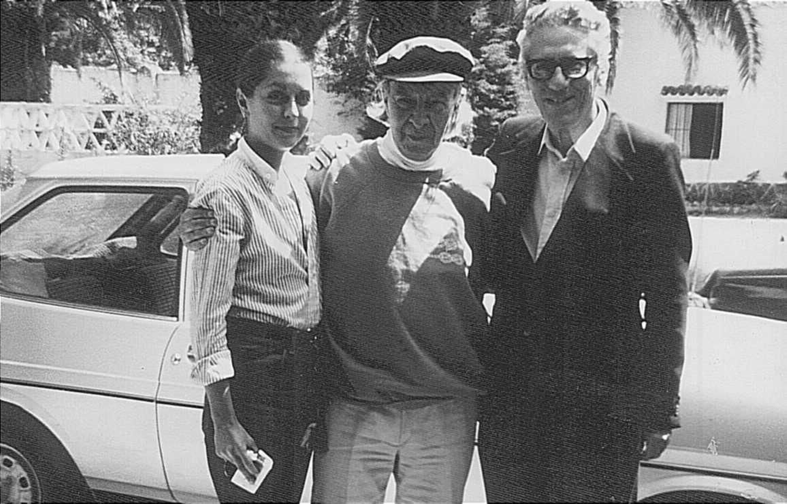 José Luis Cano (d.) junto a Ramón Puyol.