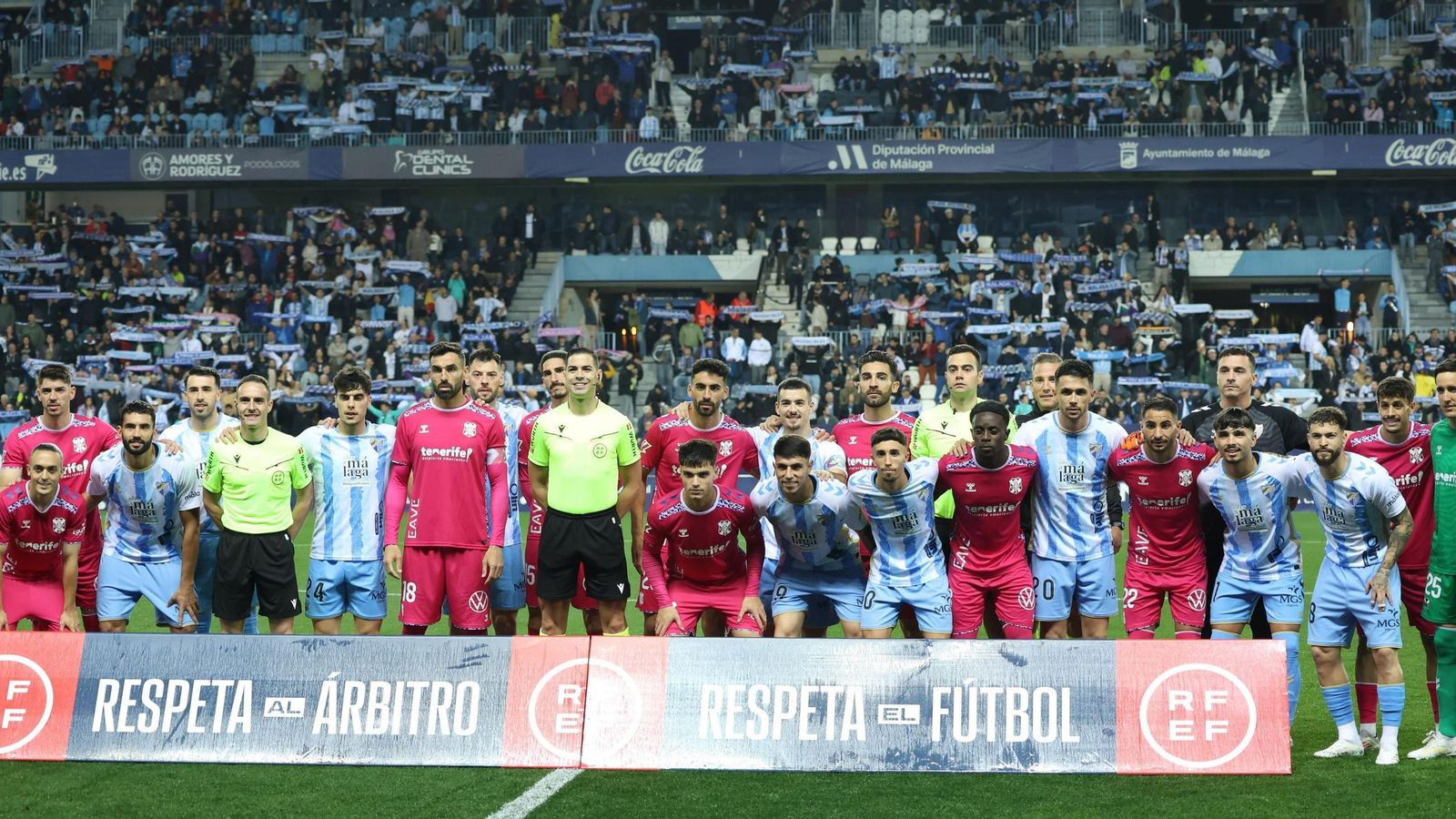 El Málaga CF-CD Tenerife, en fotos