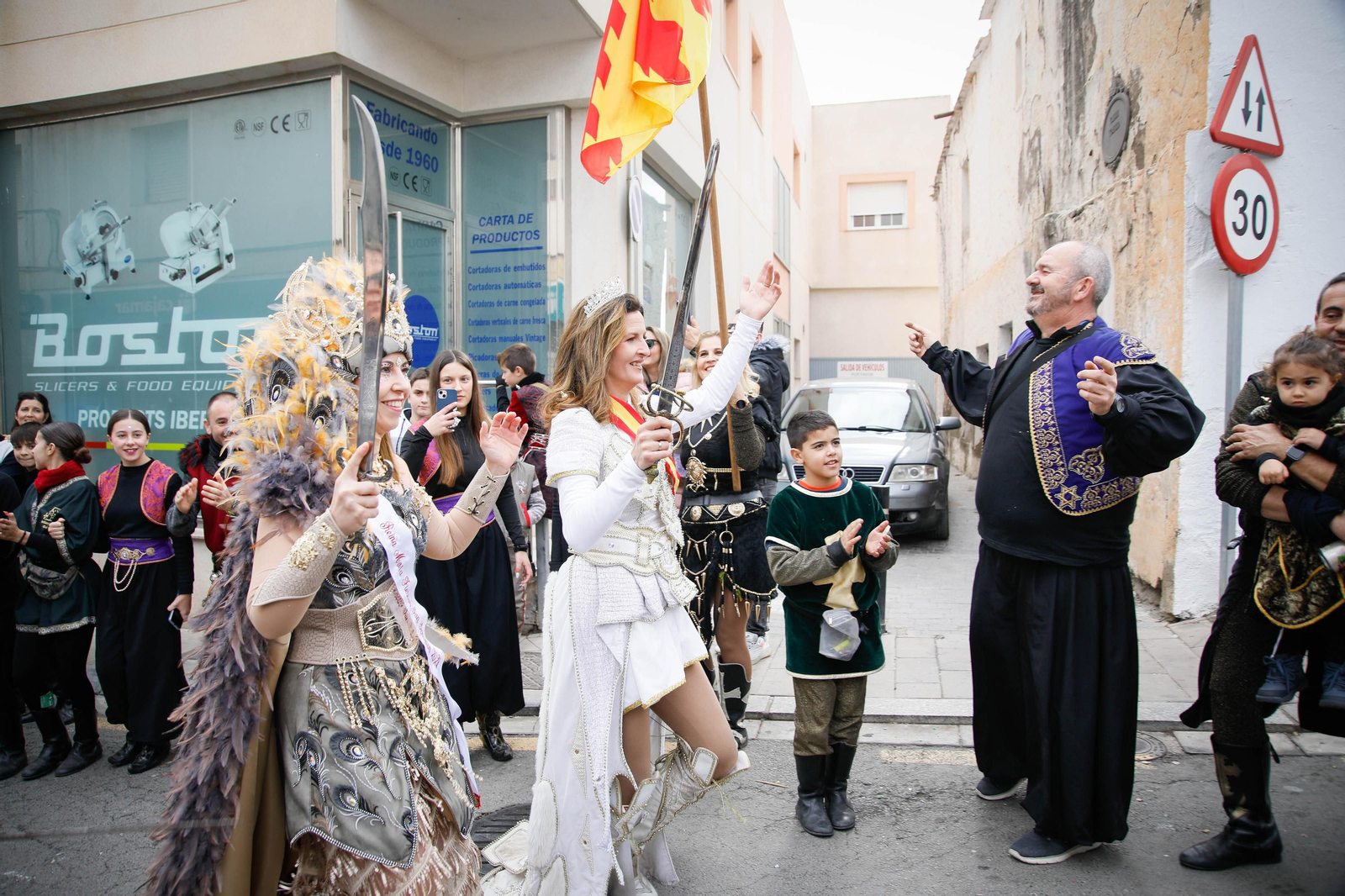 Última guerrilla en Gérgal entre moros y cristianos.