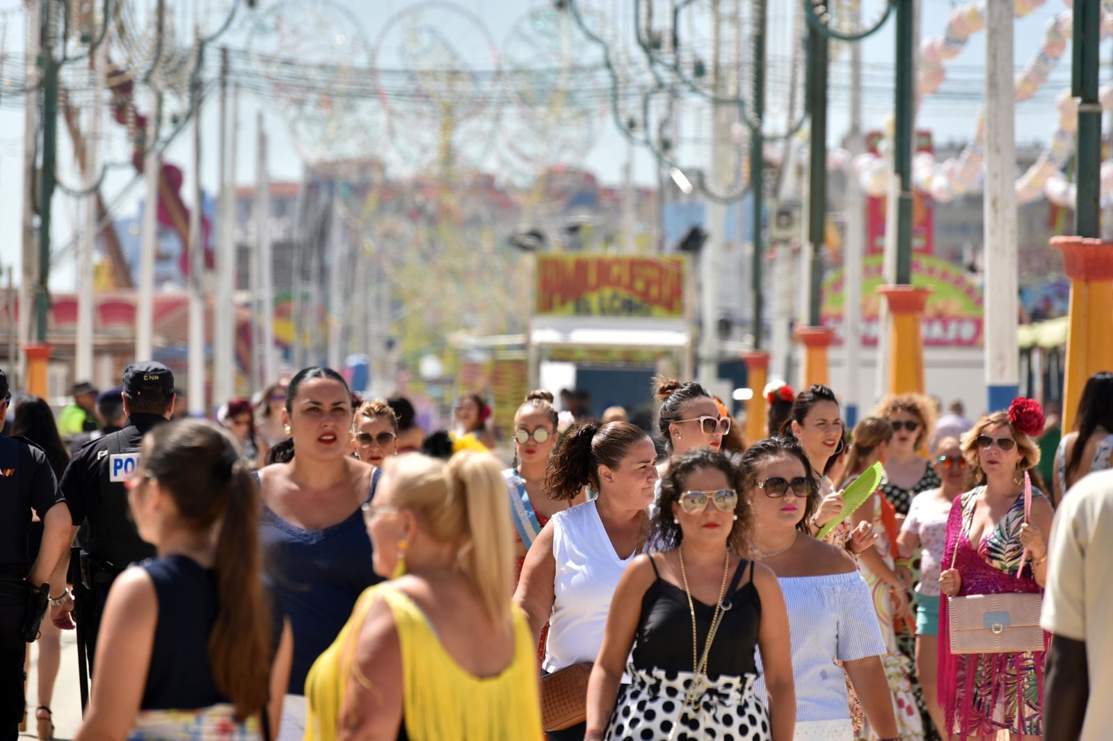 Las imágenes del Día de la Mujer en la Feria de La Línea