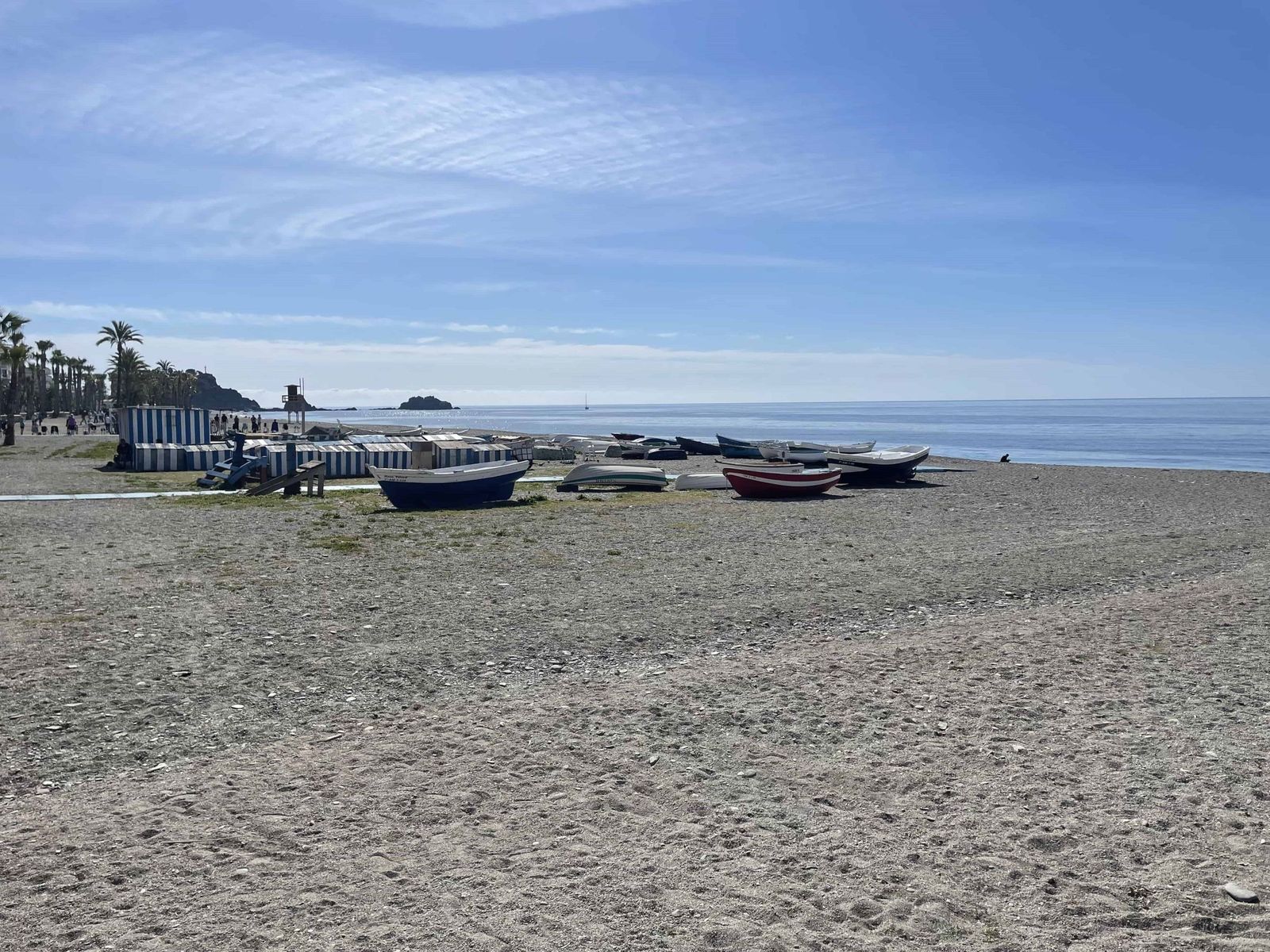 Una playa de Almuñécar.