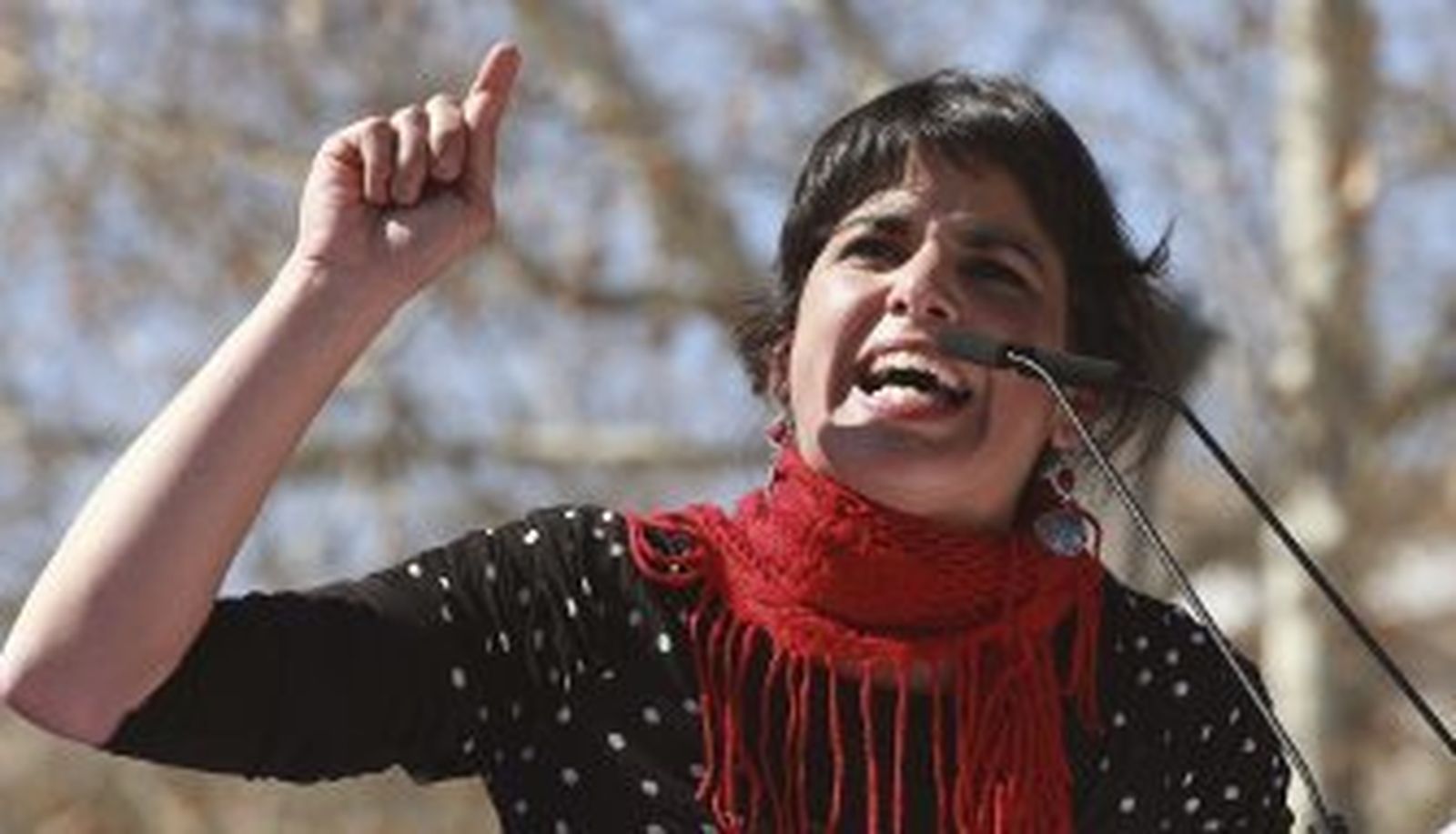 Teresa Rodríguez reivindica el papel de la mujer trabajadora