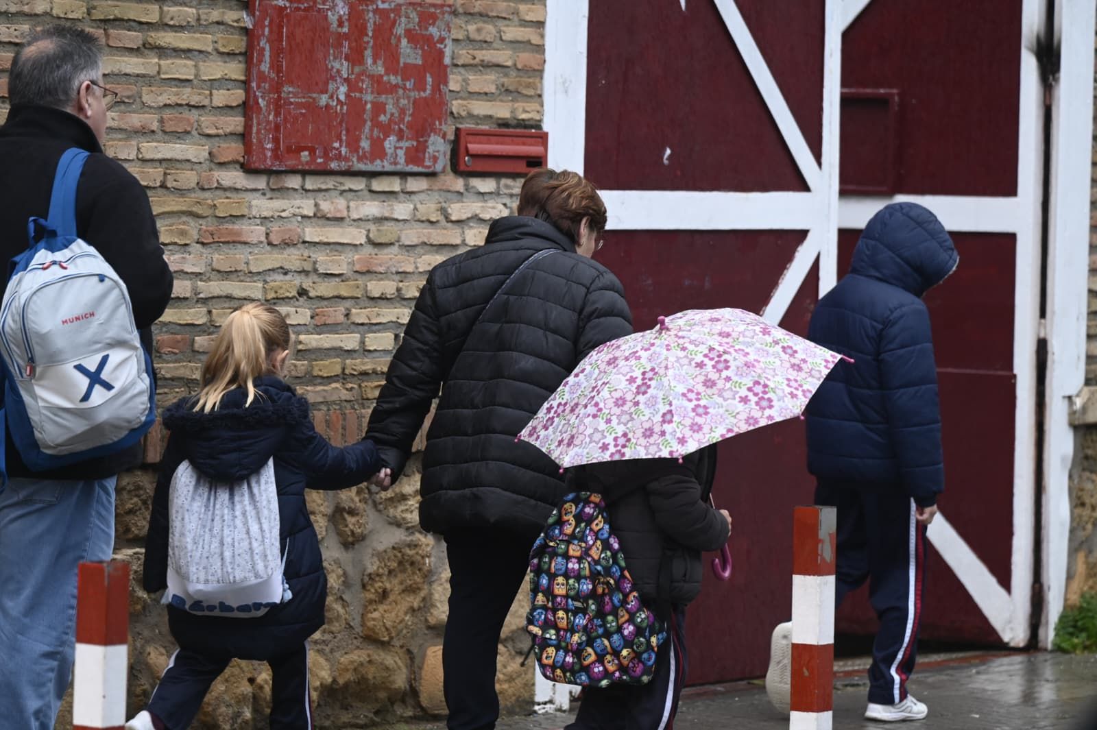 La vuelta al colegio en Córdoba tras la borrasca Leonardo