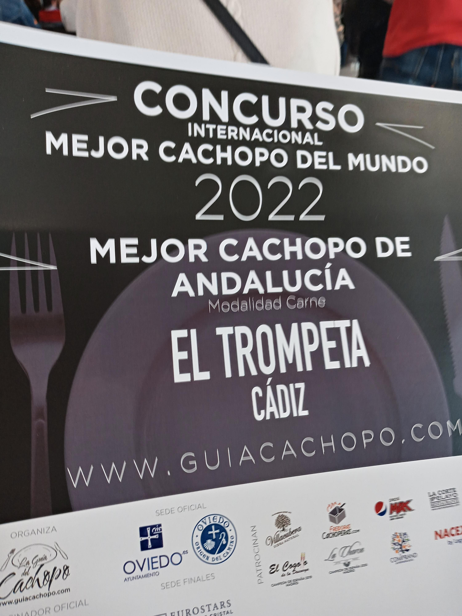 El título para el bar El Trompeta de Cádiz.