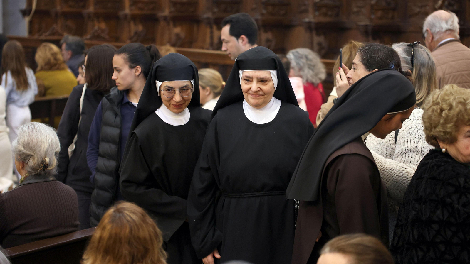 Misa de despedida en la Cartuja de Jerez a las hermanas de Belén