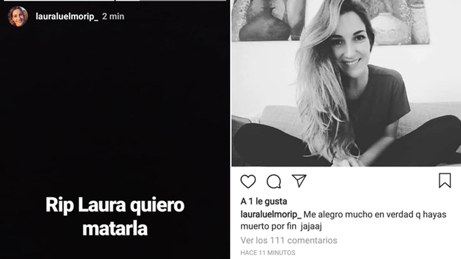 Dos capuras de algunos de los comentarios publicados por los detenidos.