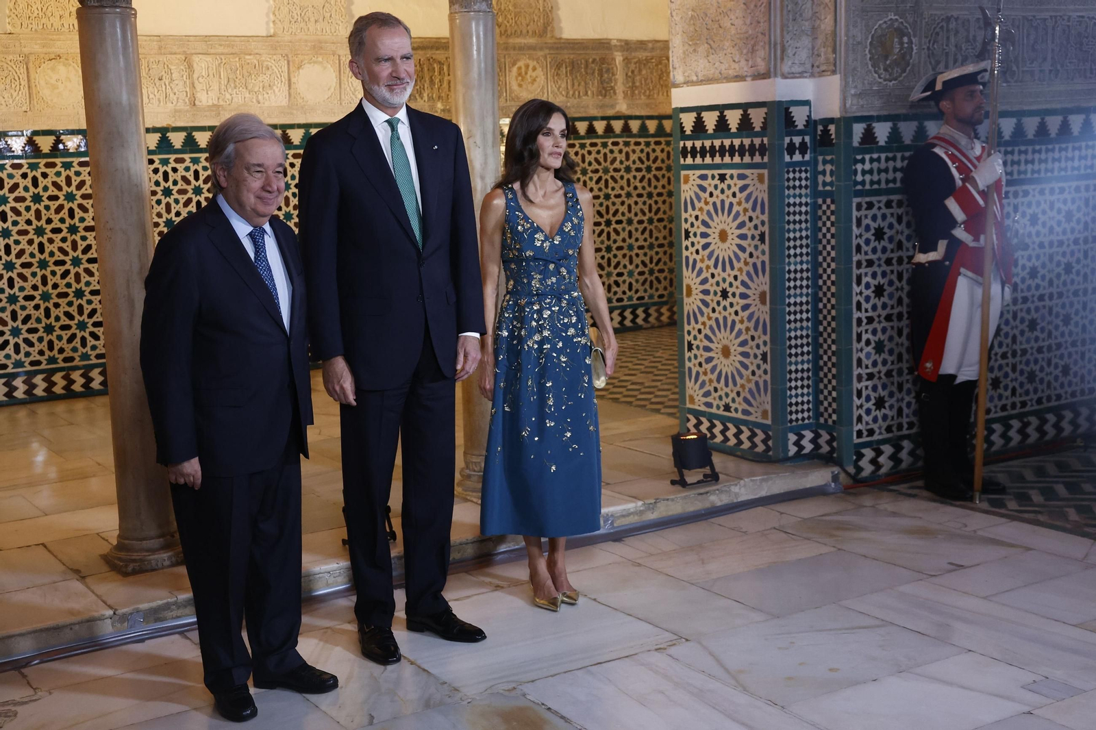 Las fotos de la cena de gala dada por los Reyes previa a la cumbre de la ONU en Sevilla