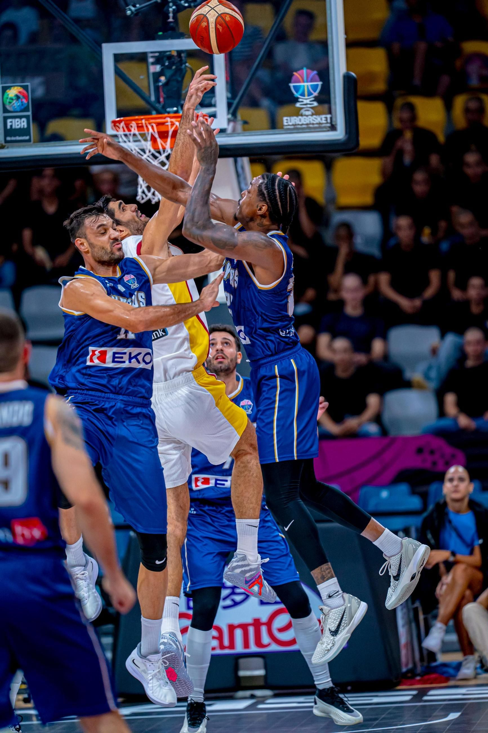 Las fotos del Chipre - España de baloncesto