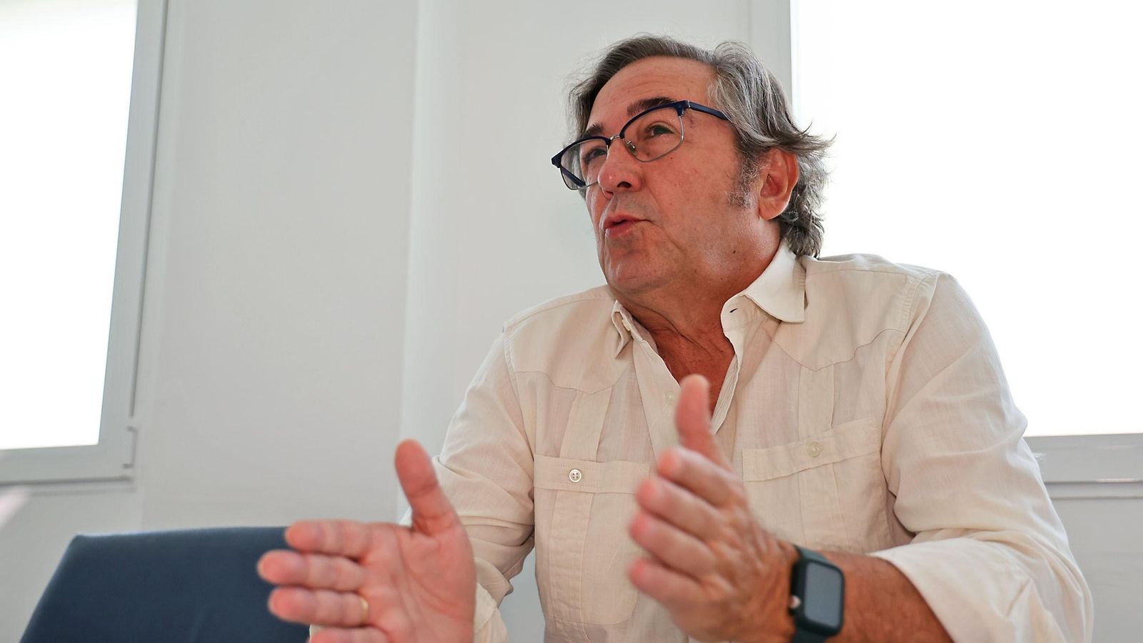 El director de lECA durante su entrevista con 'Huelva Información'. El director de lECA durante su entrevista con 'Huelva Información'.