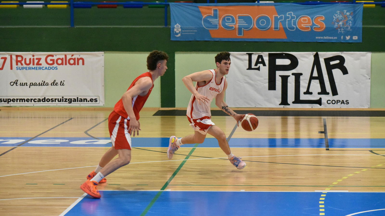 La selección española sub-20 de baloncesto ya se entrena en La Línea La selección española sub-20 de baloncesto ya se entrena en La Línea