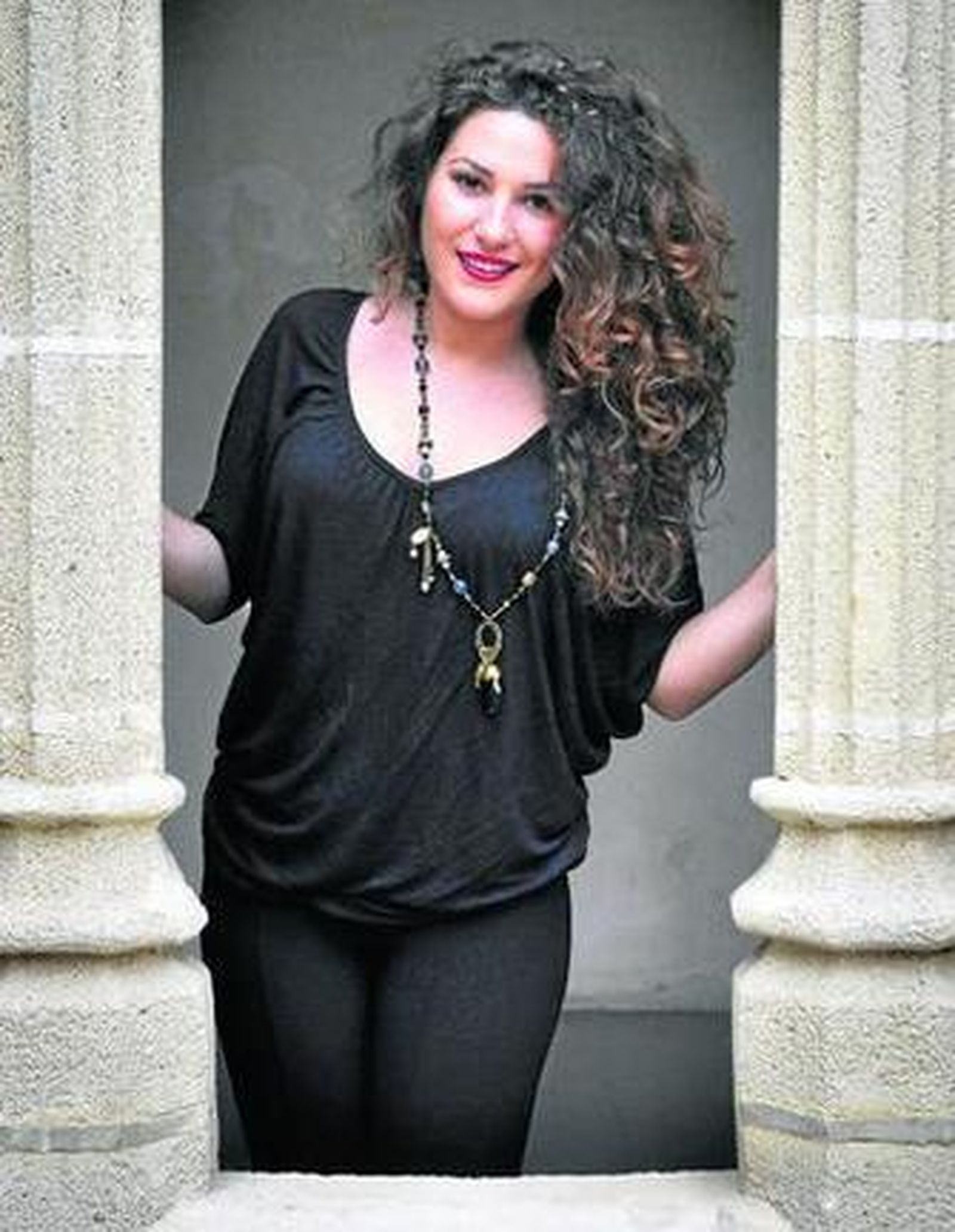 La jerezana Laura Gallego, en los Claustros de Santo Domingo en una imagen retrospectiva.