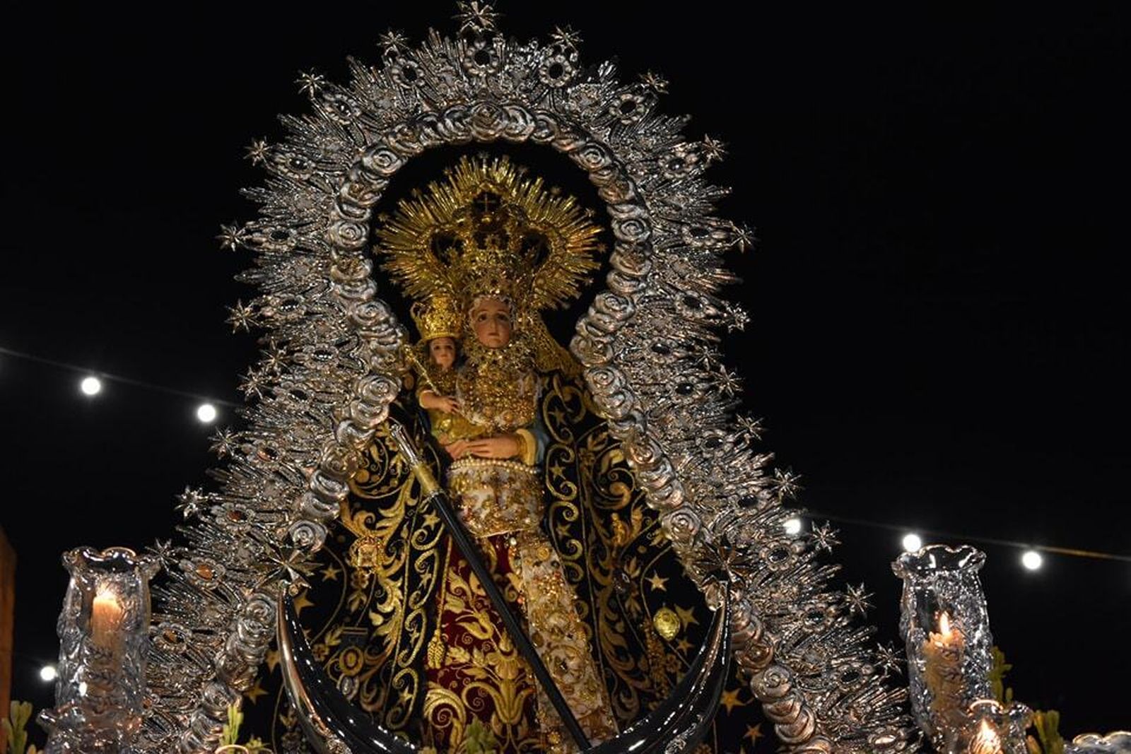 La procesión de la Virgen de la Estrella en Villa del Río, en imágenes