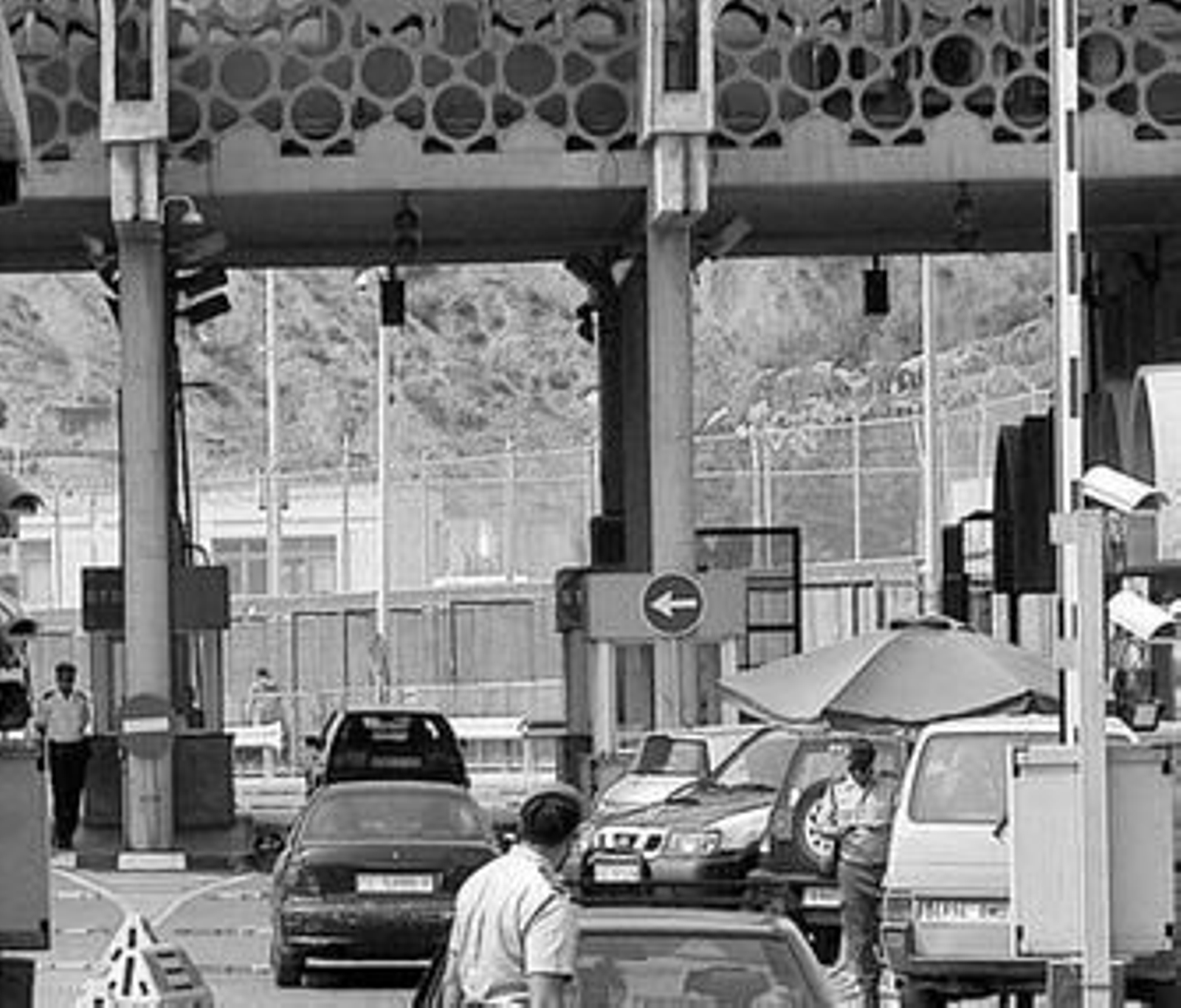 Una imagen de la frontea de El Tarajal.