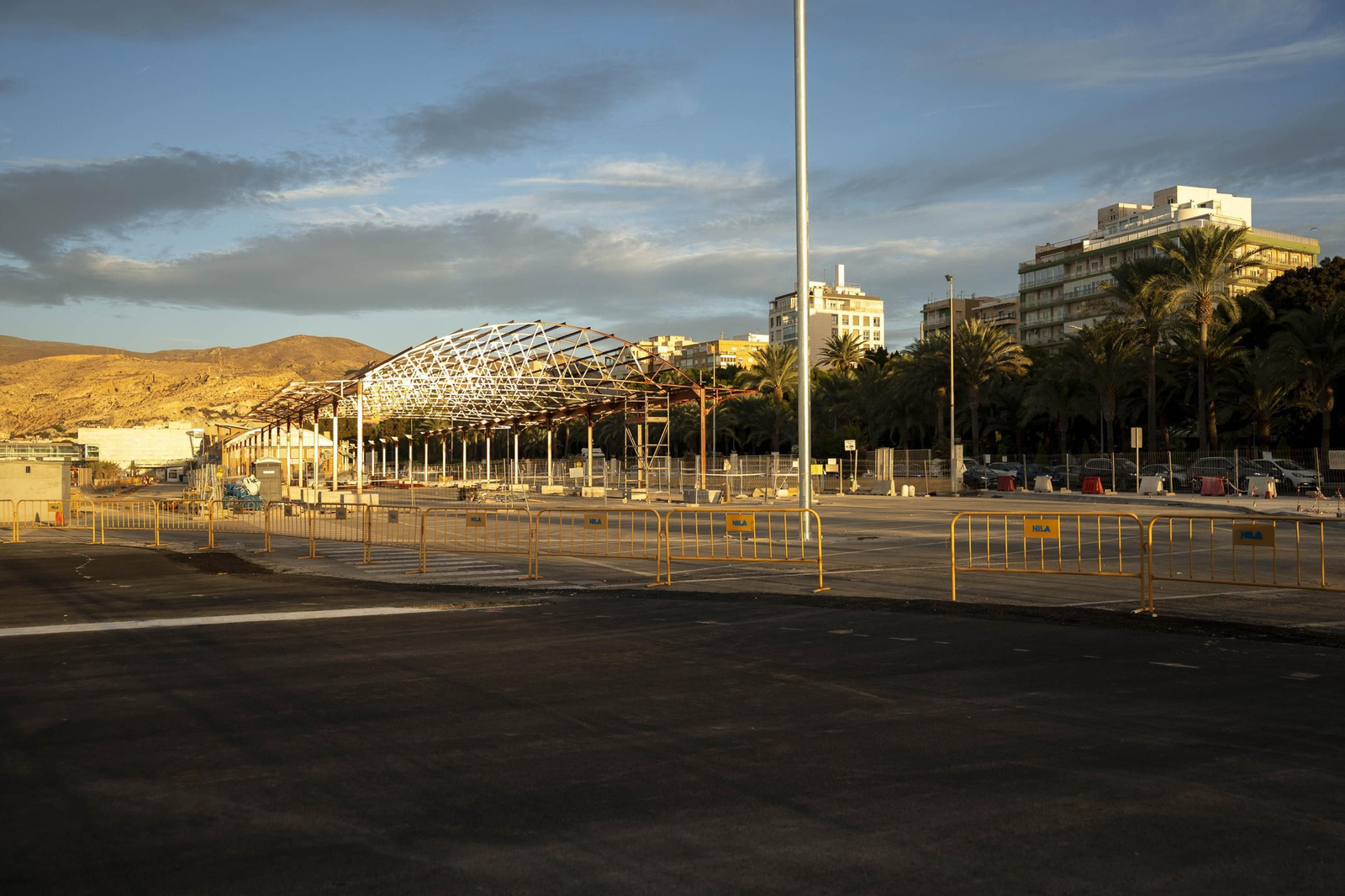 En imágenes las obras del Puerto Ciudad de Almería
