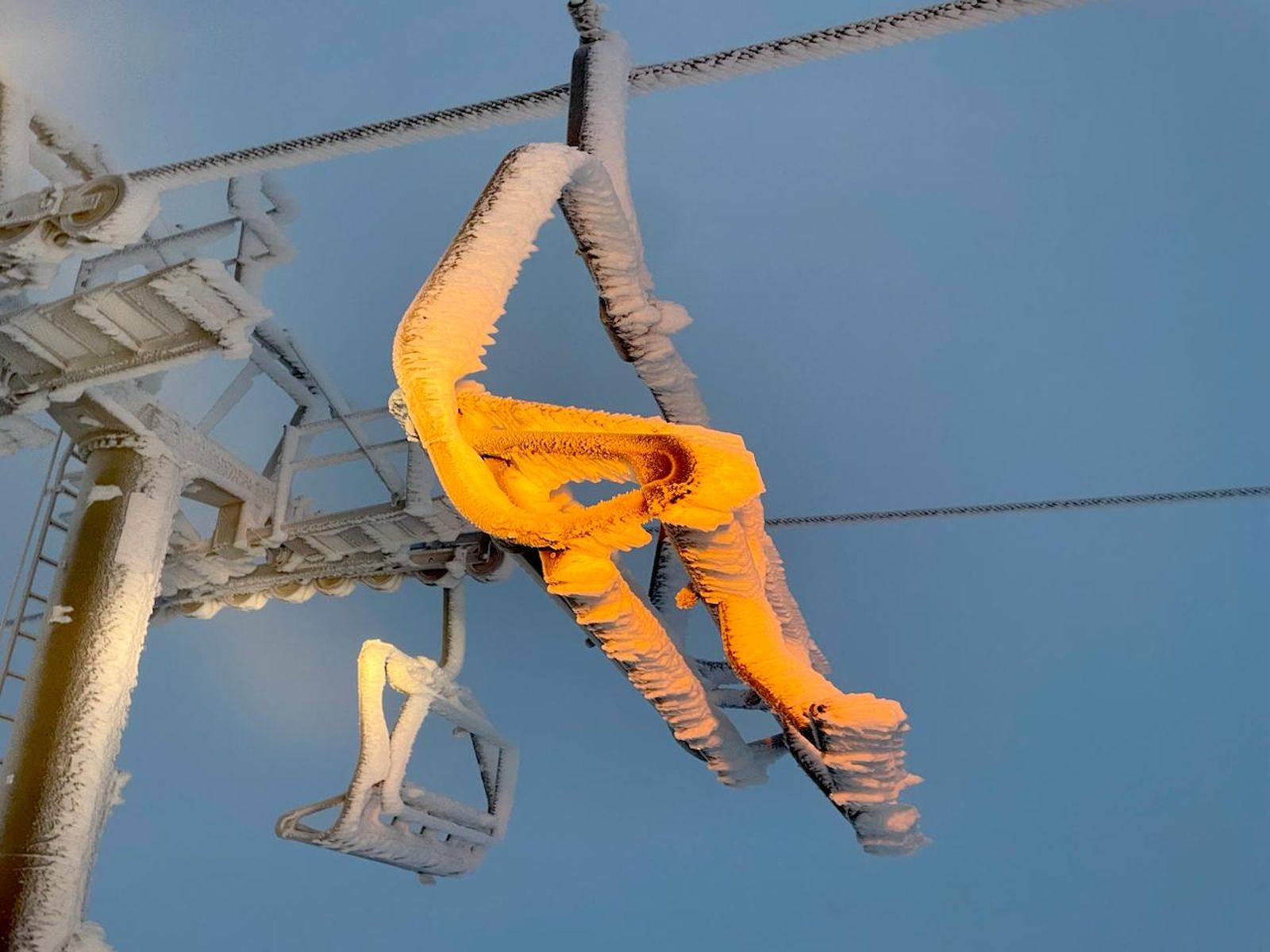 Estos días la borrasca Leonardo ha afectado a la estación.