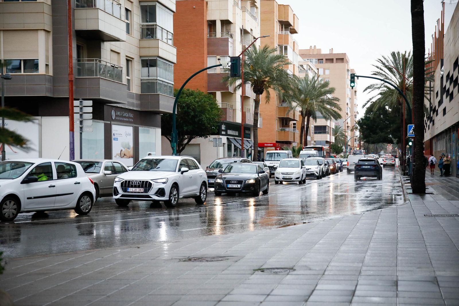 Las mejores imágenes de la lluvia en Almería