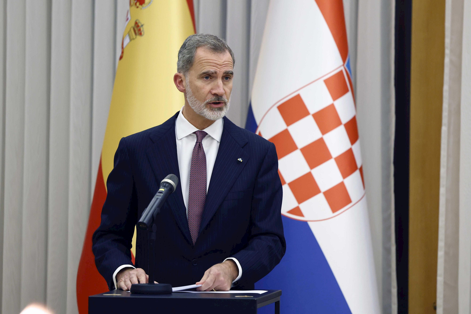 Felipe VI, en el discurso de anoche.