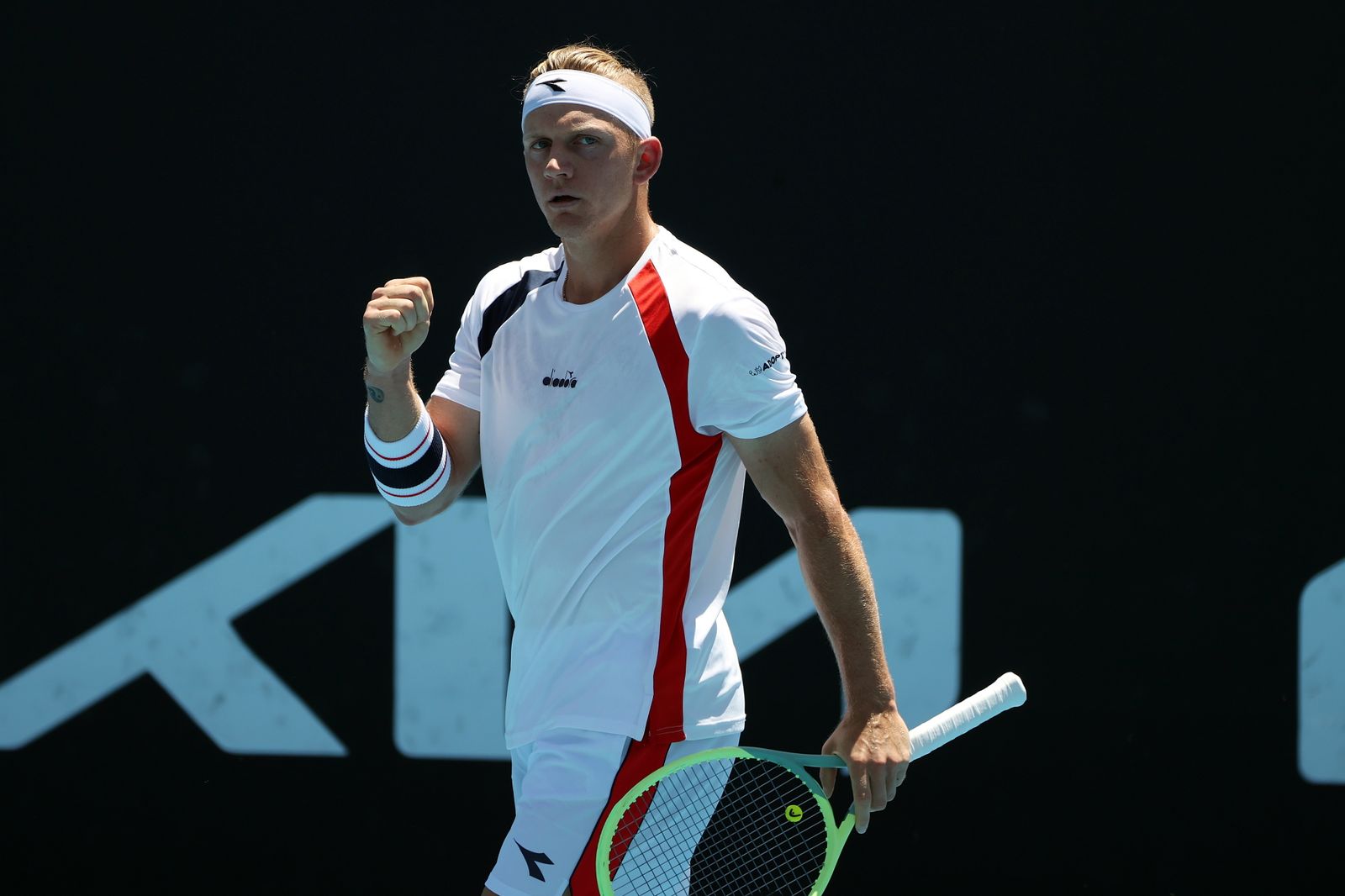 Las fotos del Davidovic - Bublik en el Open de Australia