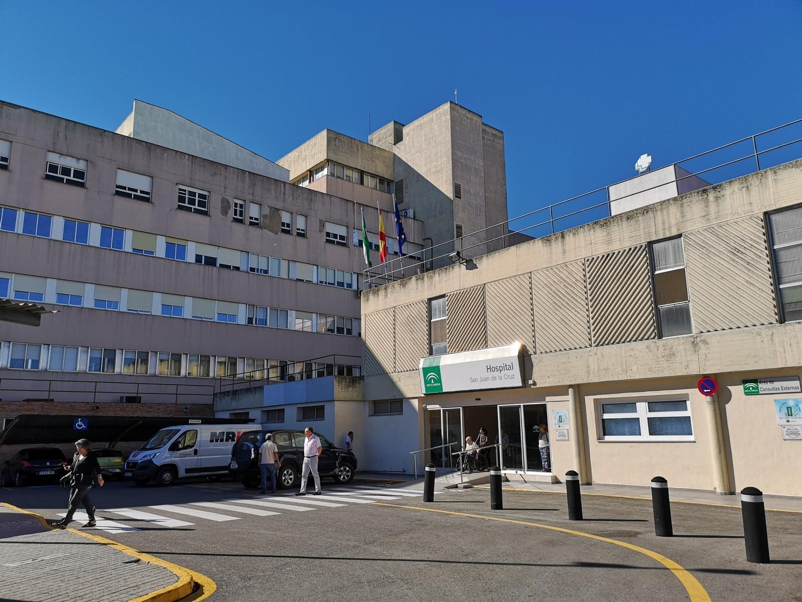 Las tres personas heridas han sido trasladadas al Hospital San Juan de la Cruz, en Úbeda.