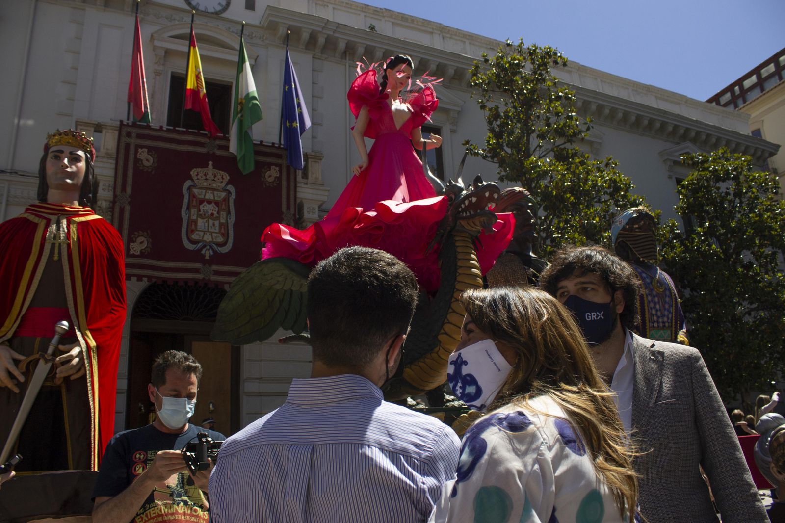 Fotos: así luce la Tarasca este 2021 en la Plaza del Carmen