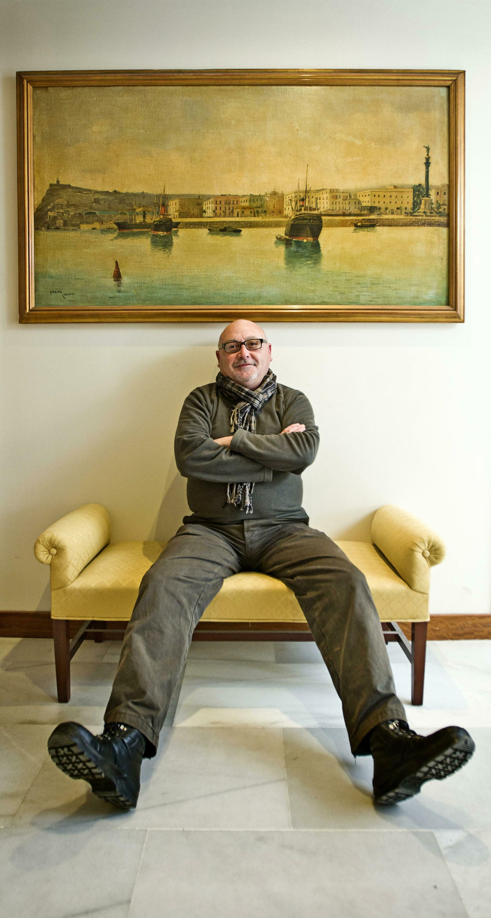 Manolo Santander, en la hemeroteca de Diario de Cádiz.
