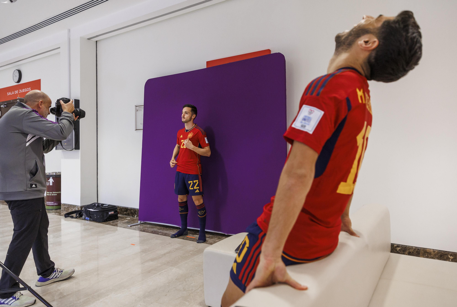 Las imágenes del día de la selección española en el Mundial de Qatar