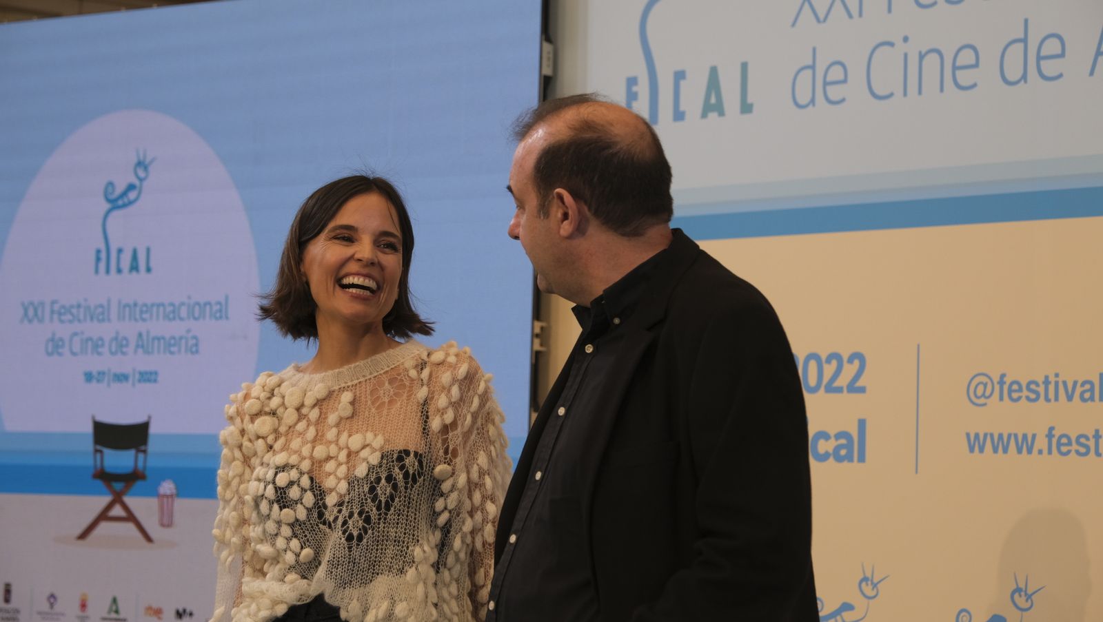 Imágenes de la actriz Elena Anaya en rueda de prensa en FICAL 2022